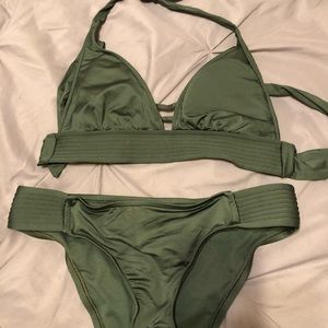Camo Green Swim suit set